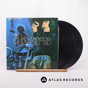 The Doors Absolutely Live 2 x LP Vinyl Record - Front Cover & Record