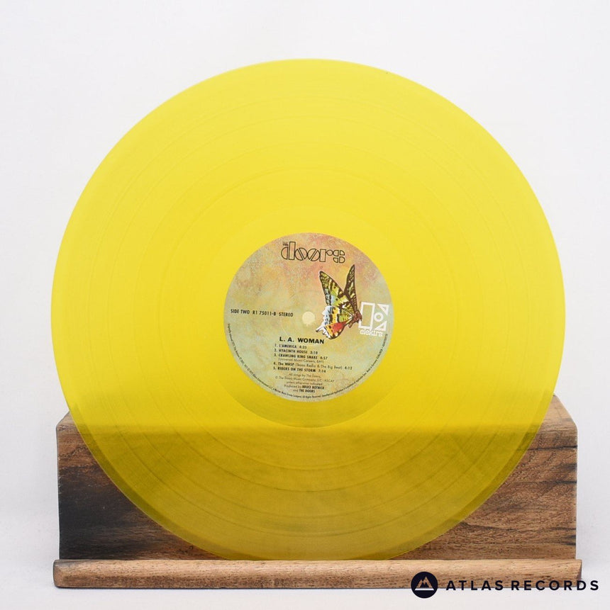The Doors - L.A. Woman - Sun Yellow Die-Cut Sleeve LP Vinyl Record - EX/NM