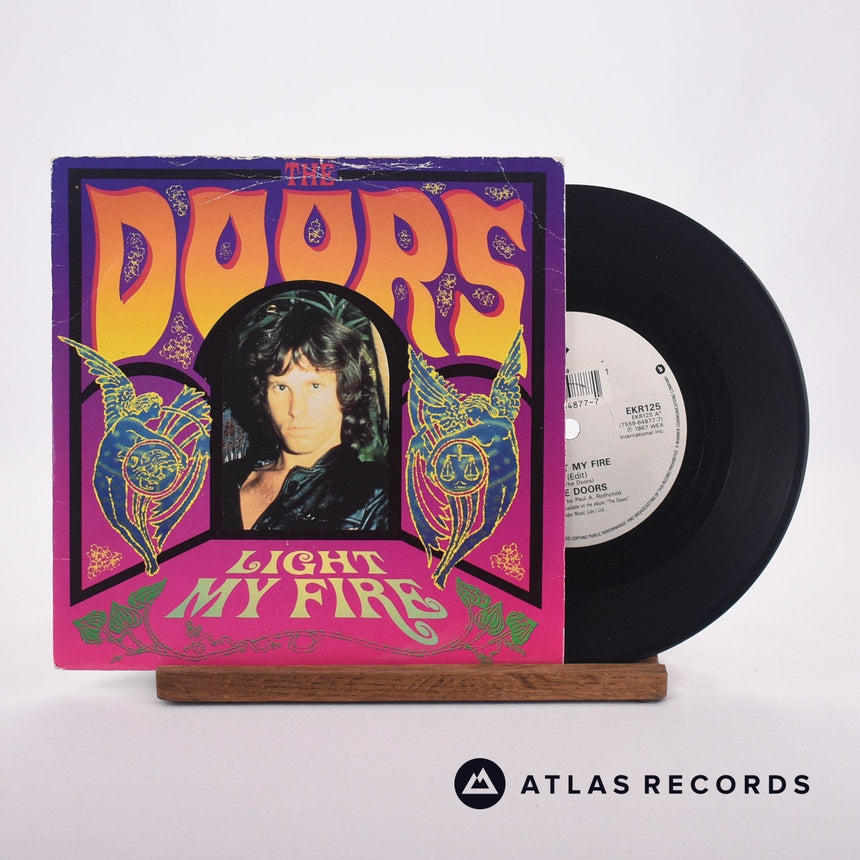 The Doors Light My Fire 7" Vinyl Record - Front Cover & Record