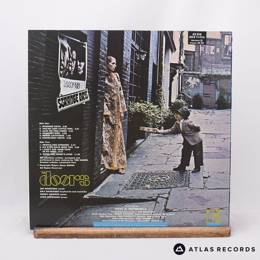 The Doors - Strange Days - Reissue Strawberry LP Vinyl Record - EX/EX