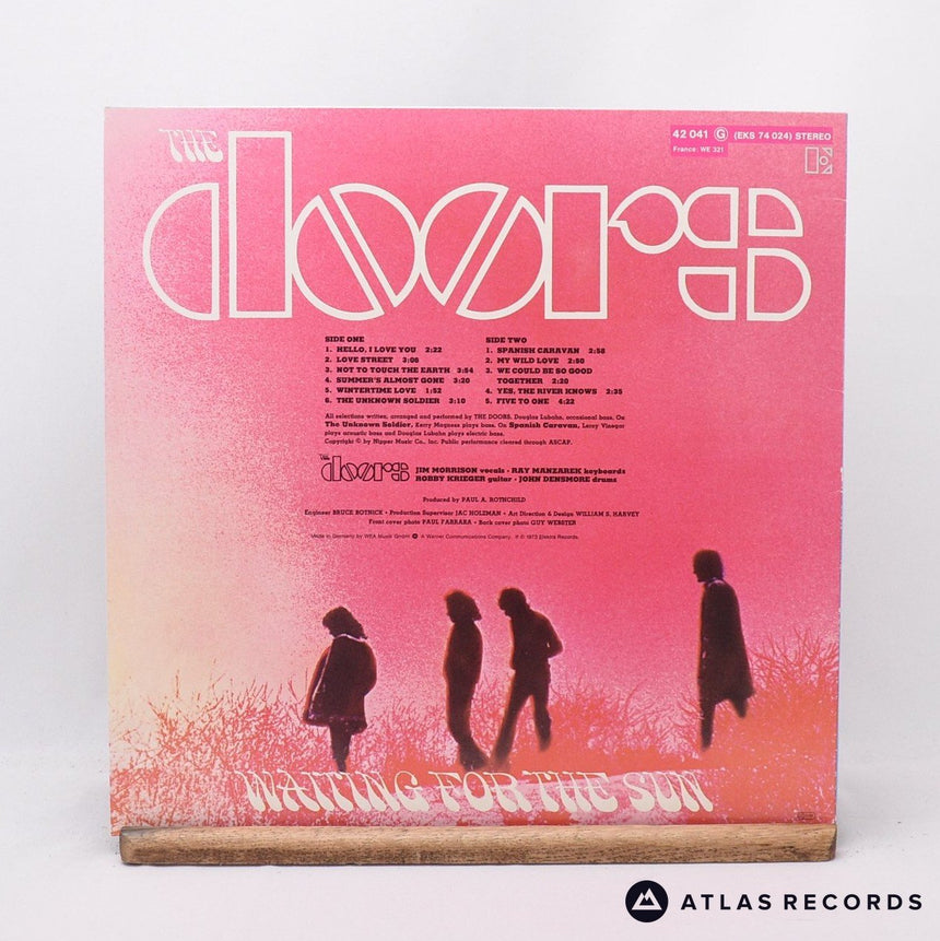 The Doors - Waiting For The Sun - Reissue Strawberry LP Vinyl Record - EX/EX