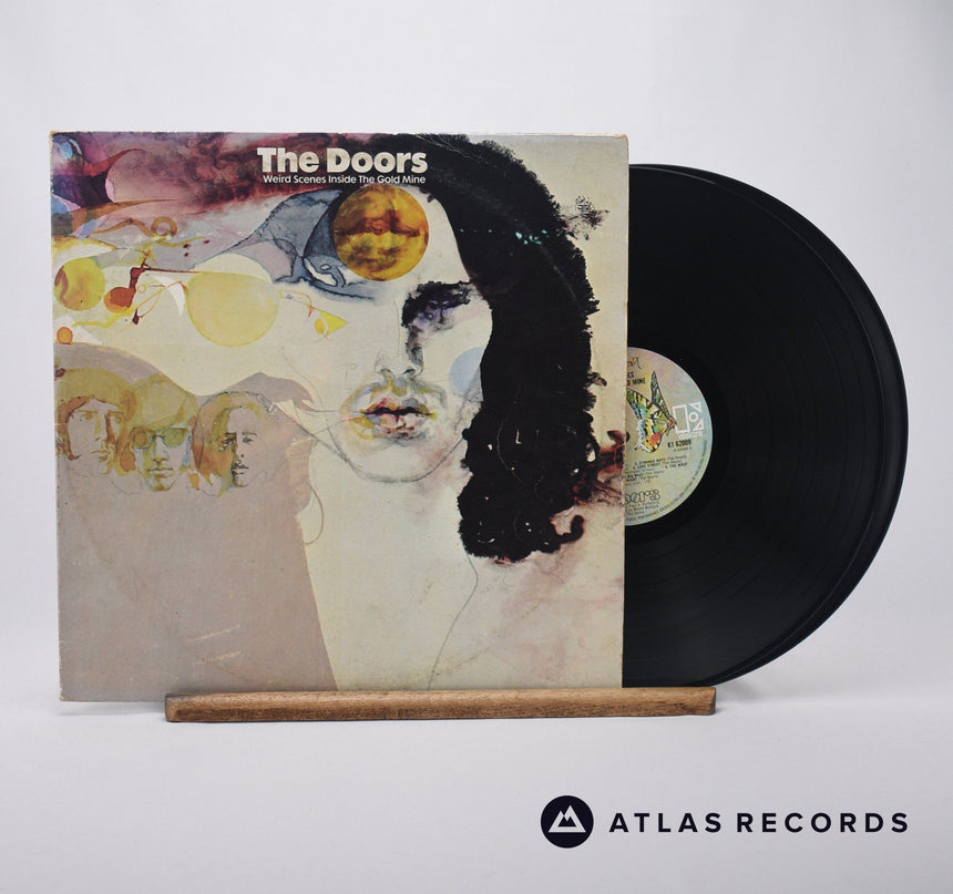 The Doors Weird Scenes Inside The Gold Mine Double LP Vinyl Record - Front Cover & Record