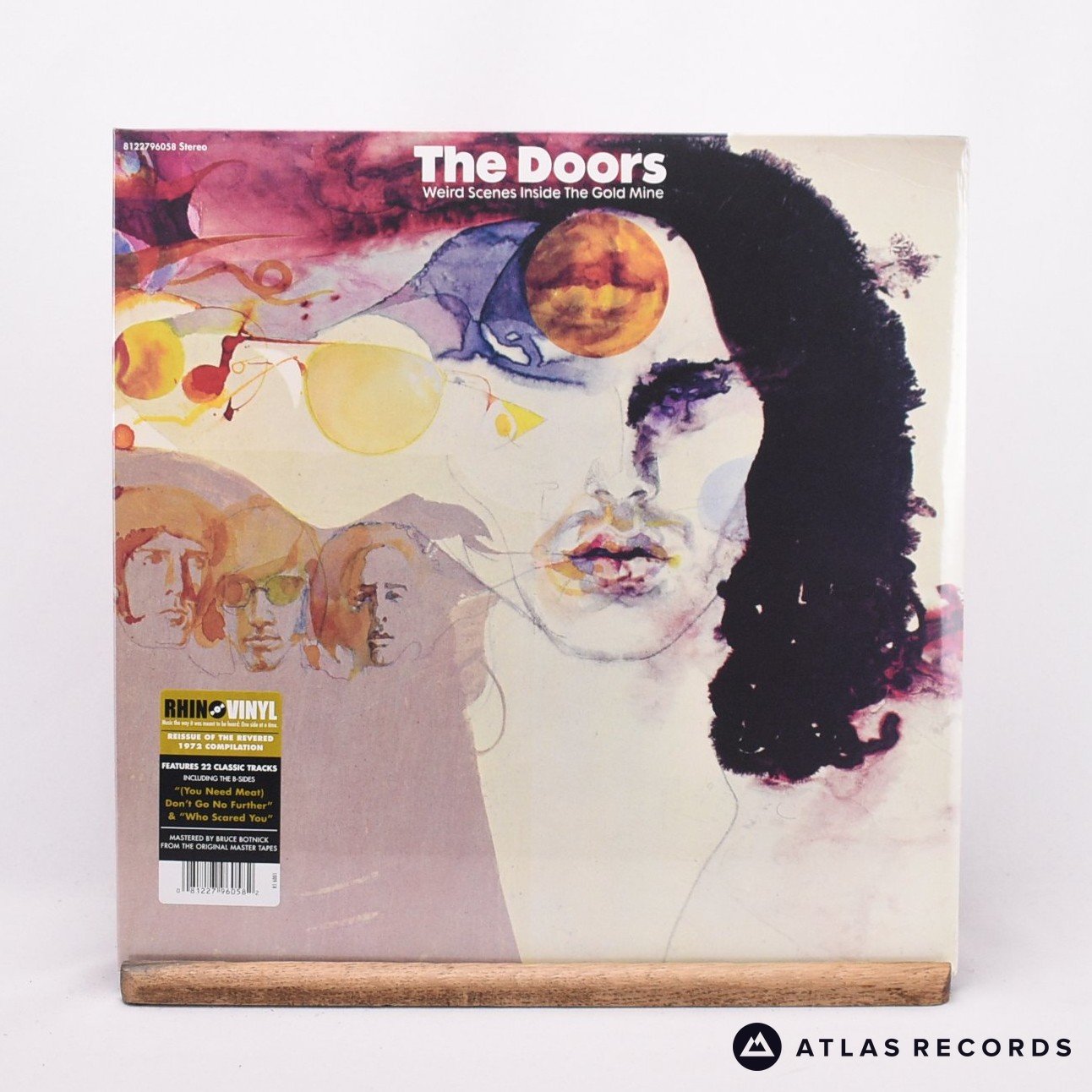 The Doors Weird Scenes Inside The Gold Mine 2 x LP Vinyl Record - Front Cover & Record