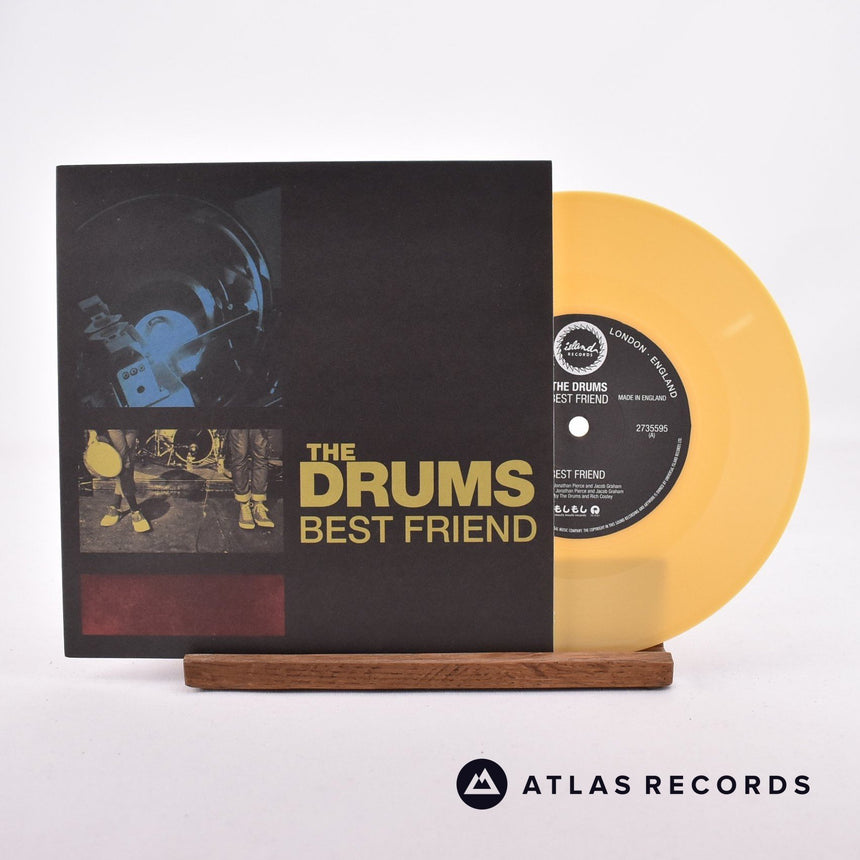 The Drums Best Friend 7" Vinyl Record - Front Cover & Record
