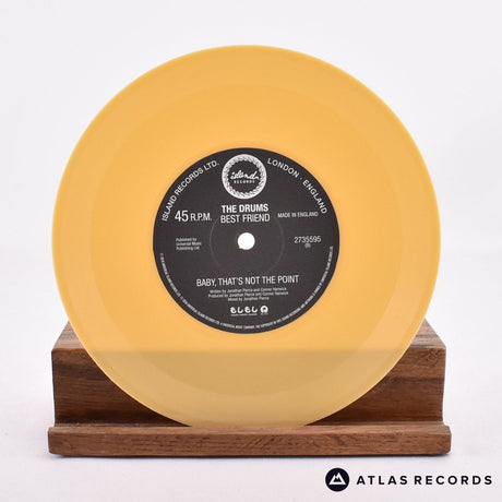 The Drums - Best Friend - Yellow 7" Vinyl Record - NM/NM