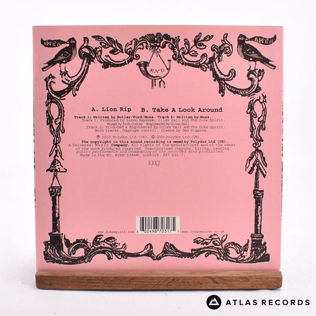 The Duke Spirit - Lion Rip - Red 7" Vinyl Record - NM/NM