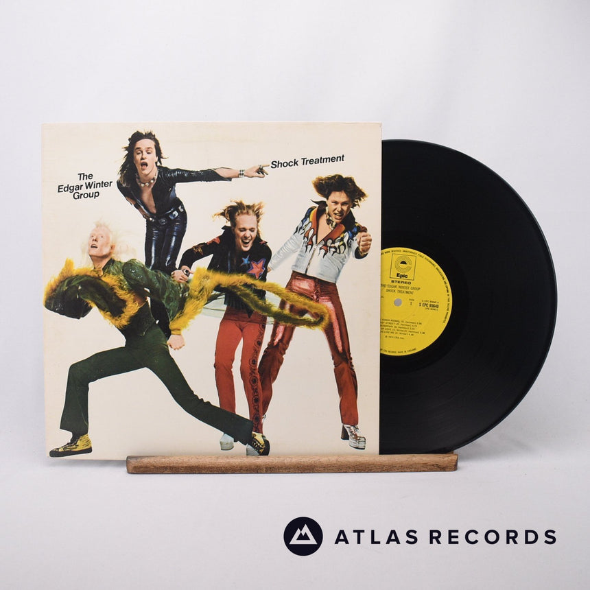 The Edgar Winter Group Shock Treatment LP Vinyl Record - Front Cover & Record