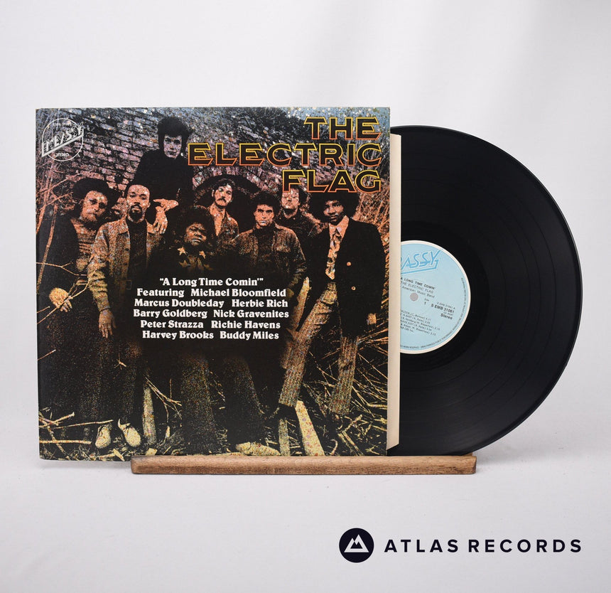 The Electric Flag A Long Time Comin' LP Vinyl Record - Front Cover & Record