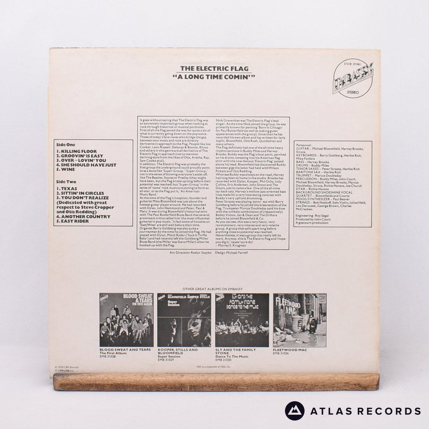The Electric Flag - A Long Time Comin' - LP Vinyl Record - VG+/EX