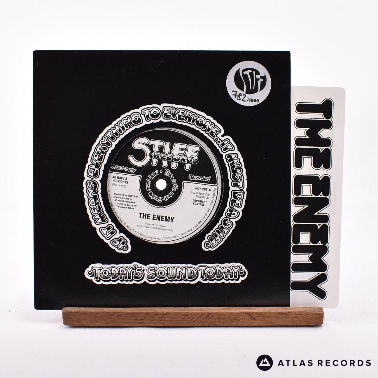 The Enemy 40 Days & 40 Nights 7" Vinyl Record - In Sleeve