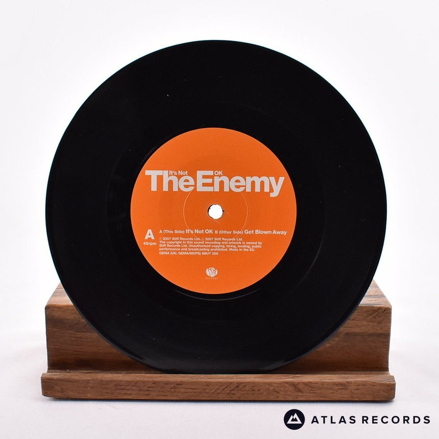 The Enemy - It's Not OK - Sticker 7" Vinyl Record - NM/NM