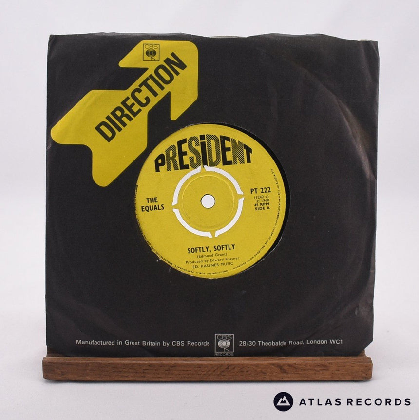 The Equals Softly, Softly 7" Vinyl Record - In Sleeve