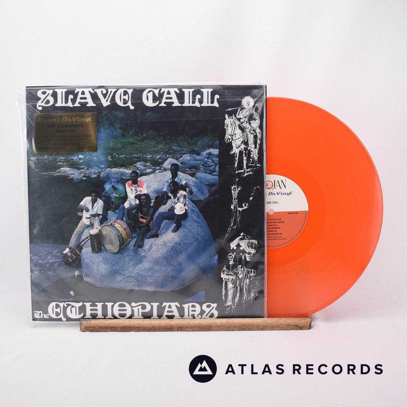 The Ethiopians Slave Call LP Vinyl Record - Front Cover & Record