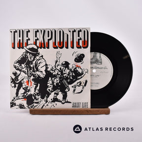 The Exploited Army Life 7" Vinyl Record - Front Cover & Record