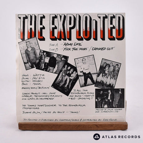 The Exploited - Army Life - Porky 7" EP Vinyl Record - EX/VG+