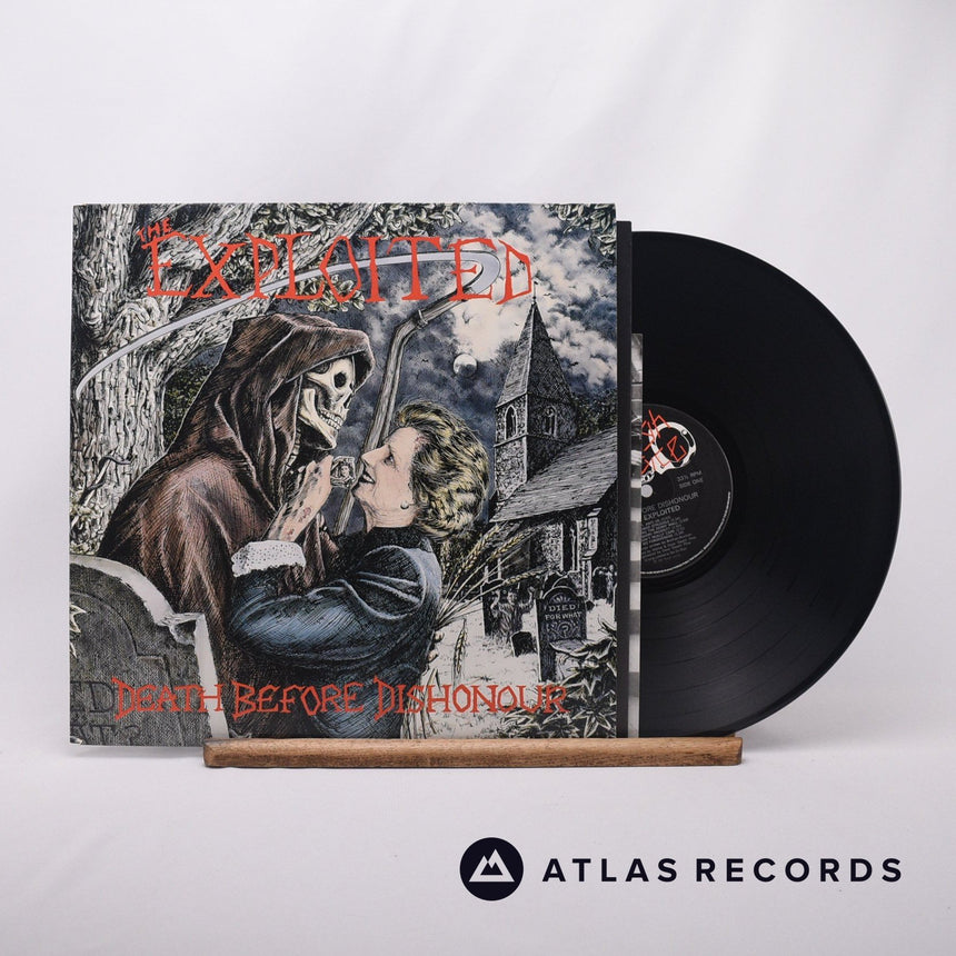 The Exploited - Death Before Dishonour - LP Vinyl Record - EX/EX