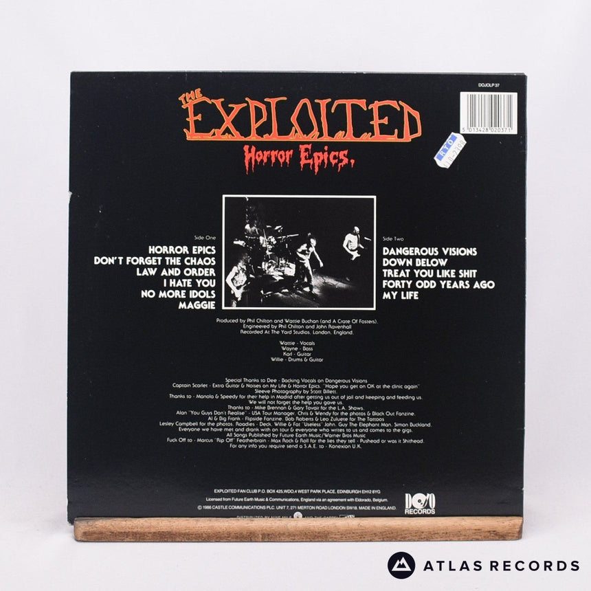 The Exploited - Horror Epics. - Porky Censored Cover LP Vinyl Record - EX/EX