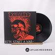 The Exploited Let's Start A War... ...Said Maggie One Day LP Vinyl Record - Front Cover & Record