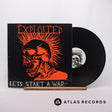The Exploited Let's Start A War... ...Said Maggie One Day LP Vinyl Record - Front Cover & Record