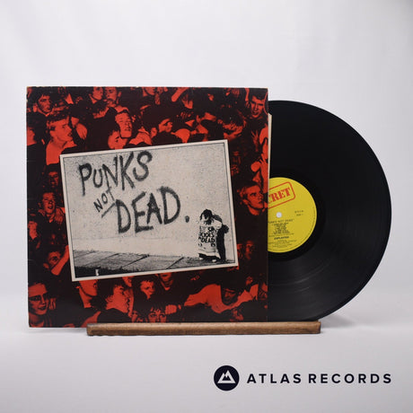 The Exploited Punks Not Dead LP Vinyl Record - Front Cover & Record