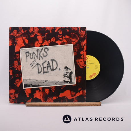The Exploited Punks Not Dead LP Vinyl Record - Front Cover & Record