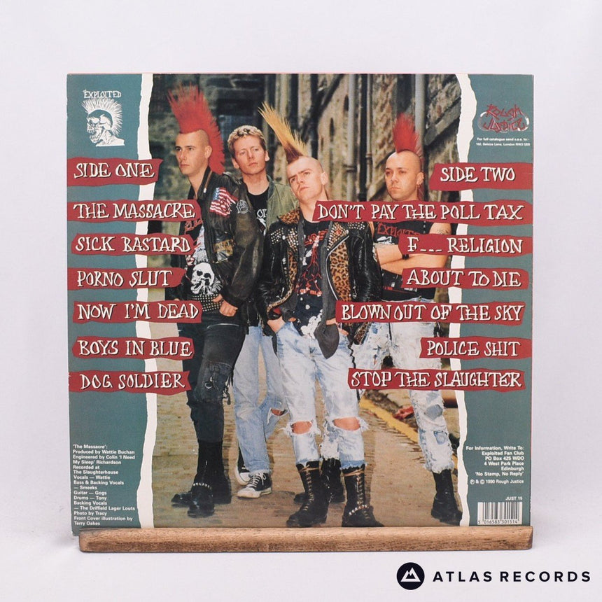 The Exploited - The Massacre - Mpo A1 B1 LP Vinyl Record - EX/EX