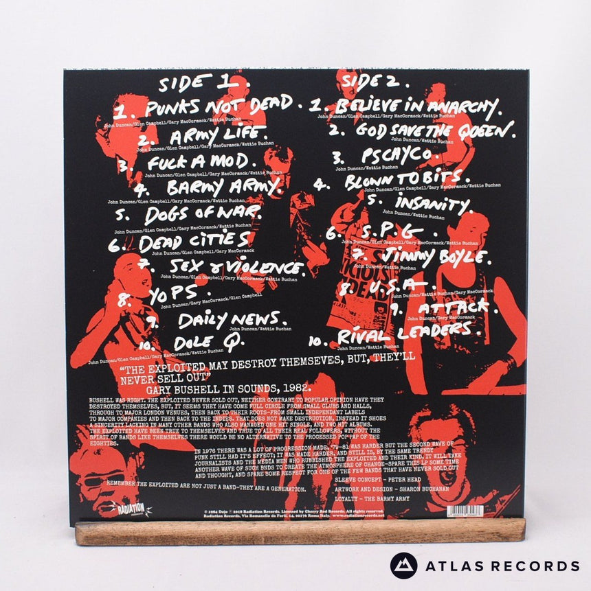 The Exploited - Totally Exploited - Reissue Italy LP Vinyl Record - NM/EX