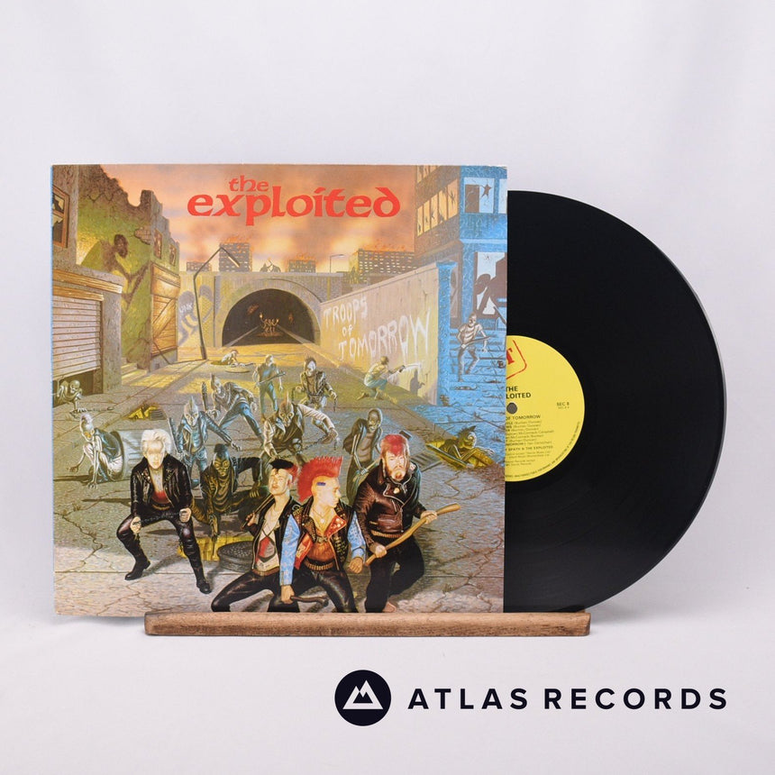 The Exploited Troops Of Tomorrow LP Vinyl Record - Front Cover & Record