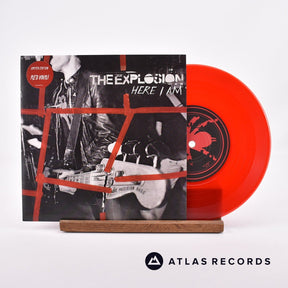 The Explosion Here I Am 7" Vinyl Record - Front Cover & Record