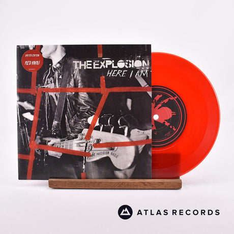 The Explosion Here I Am 7" Vinyl Record - Front Cover & Record