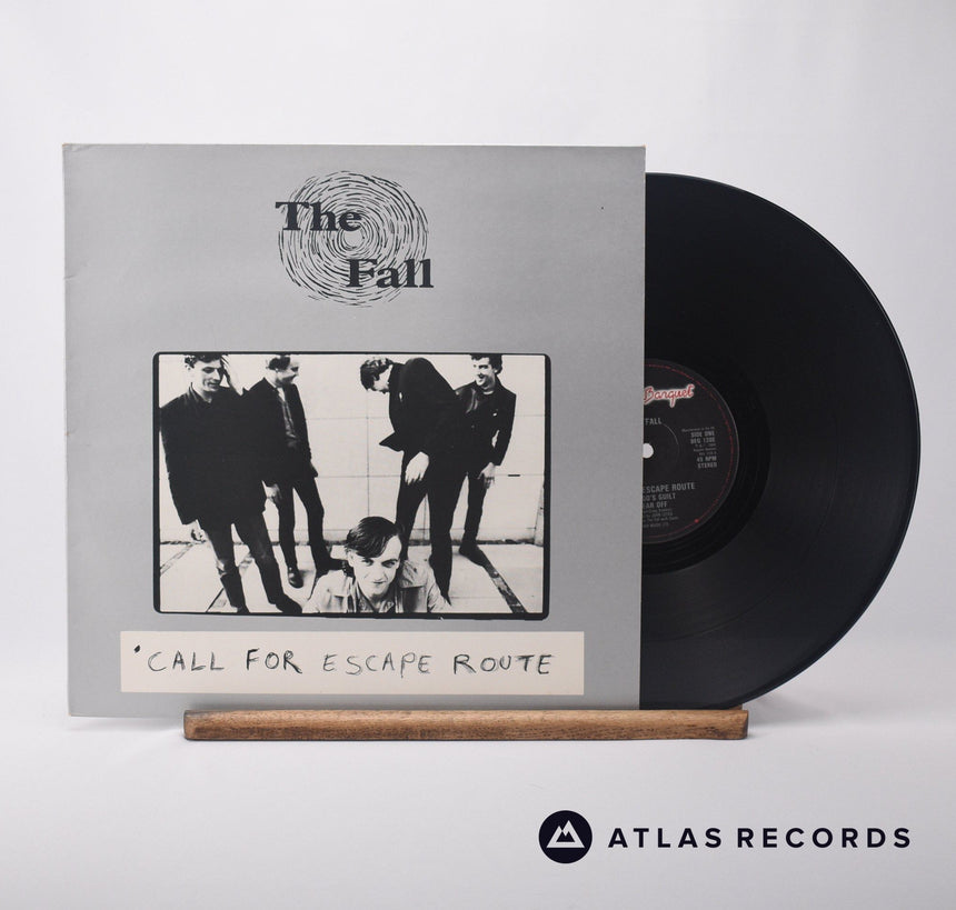 The Fall Call For Escape Route 12" + 7" Vinyl Record - Front Cover & Record