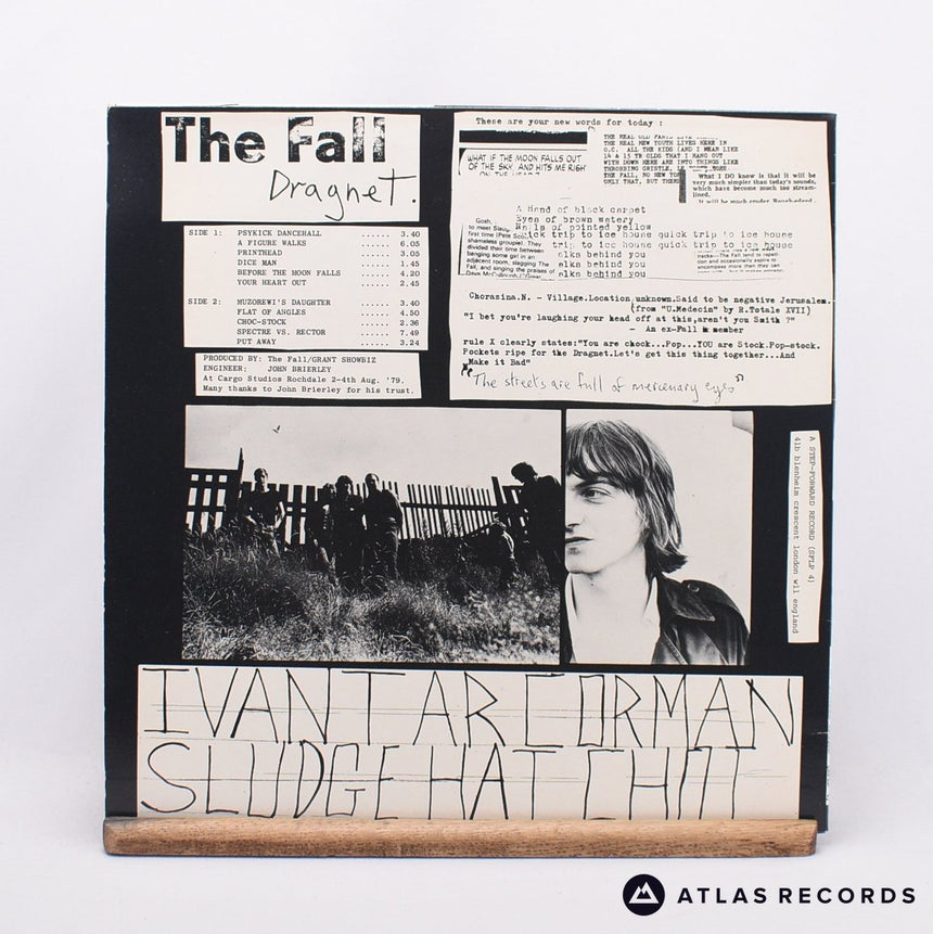 The Fall - Dragnet - Insert A-2 B-2 LP Vinyl Record - EX/EX