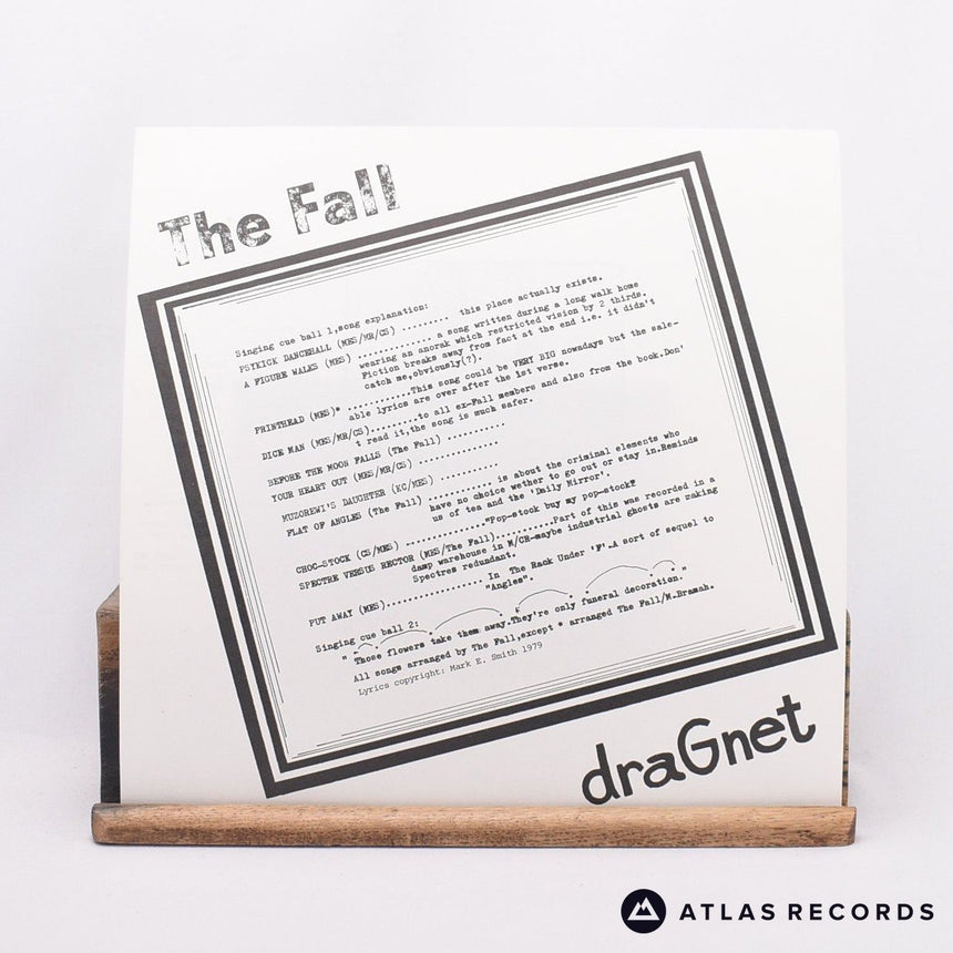 The Fall - Dragnet - Insert A-2 B-2 LP Vinyl Record - EX/EX