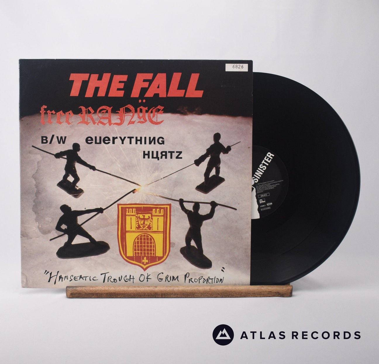 The Fall Free Range 12" Vinyl Record - Front Cover & Record