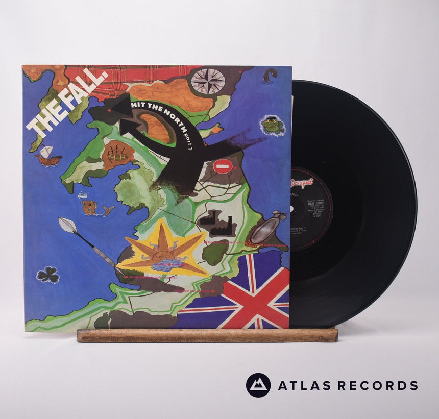 The Fall Hit The North 12" Vinyl Record - Front Cover & Record