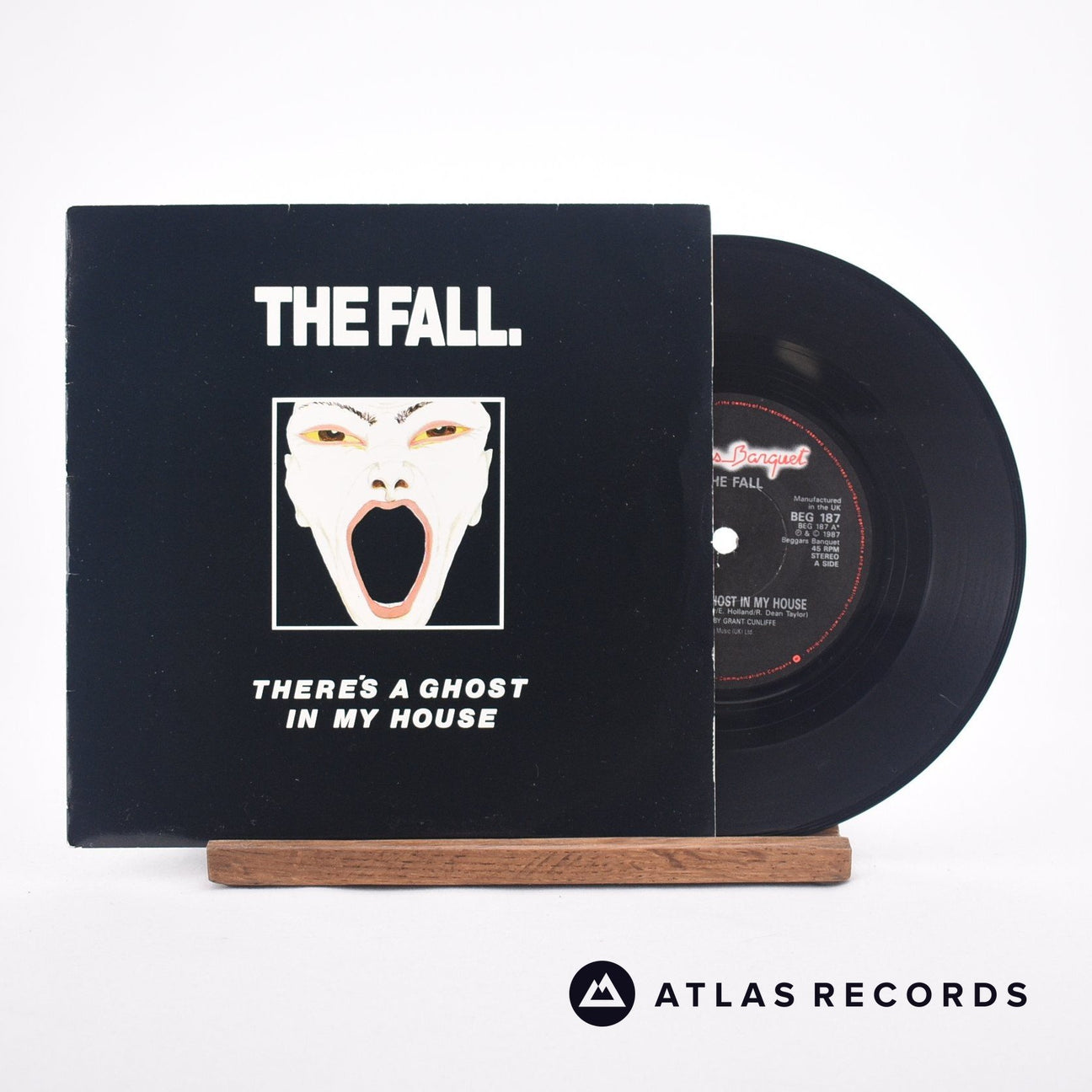 The Fall There's A Ghost In My House 7" Vinyl Record - Front Cover & Record