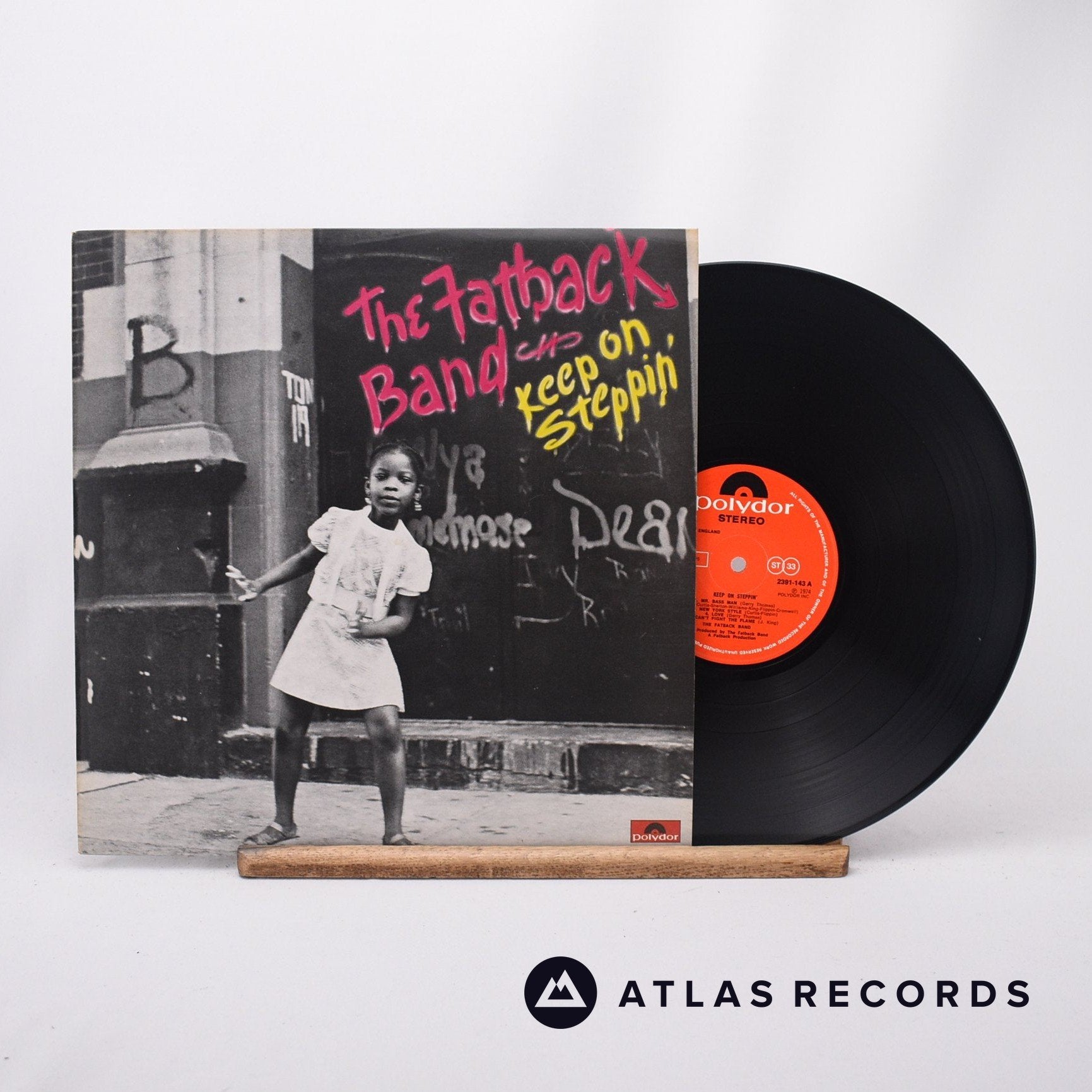 The Fatback Band Keep On Steppin' LP Vinyl Record EX/VG+ – Atlas