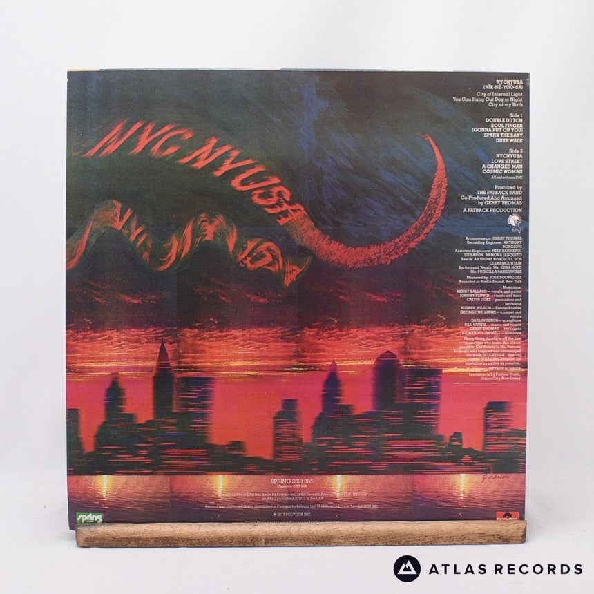 The Fatback Band - NYCNYUSA - LP Vinyl Record - EX/EX