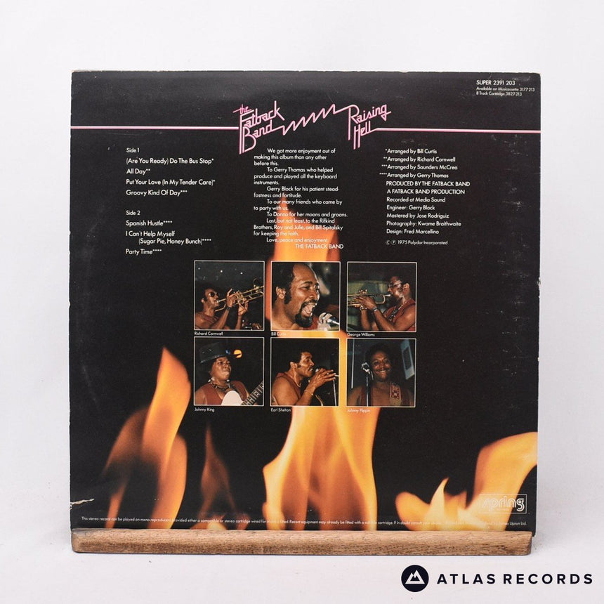 The Fatback Band - Raising Hell - LP Vinyl Record - VG+/VG+