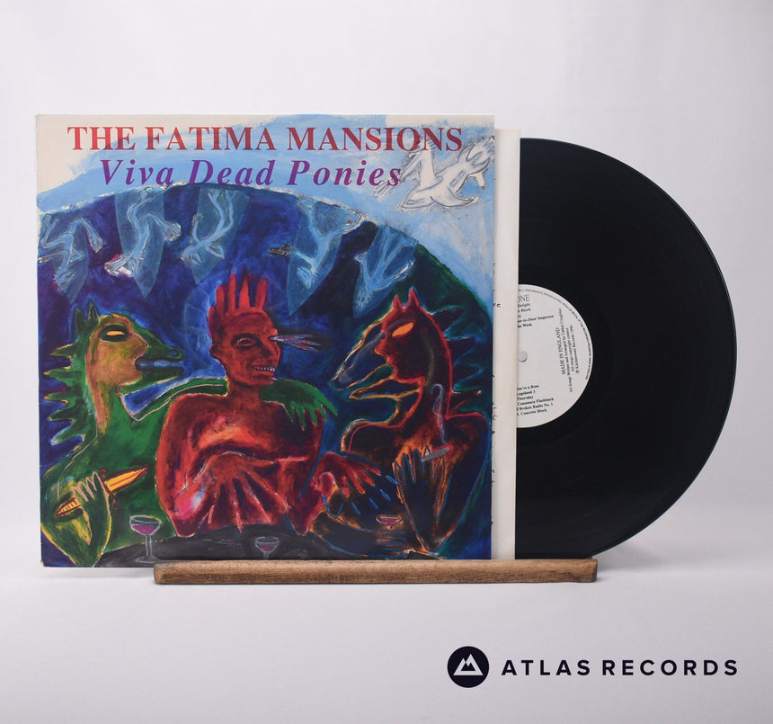 The Fatima Mansions Viva Dead Ponies LP Vinyl Record - Front Cover & Record