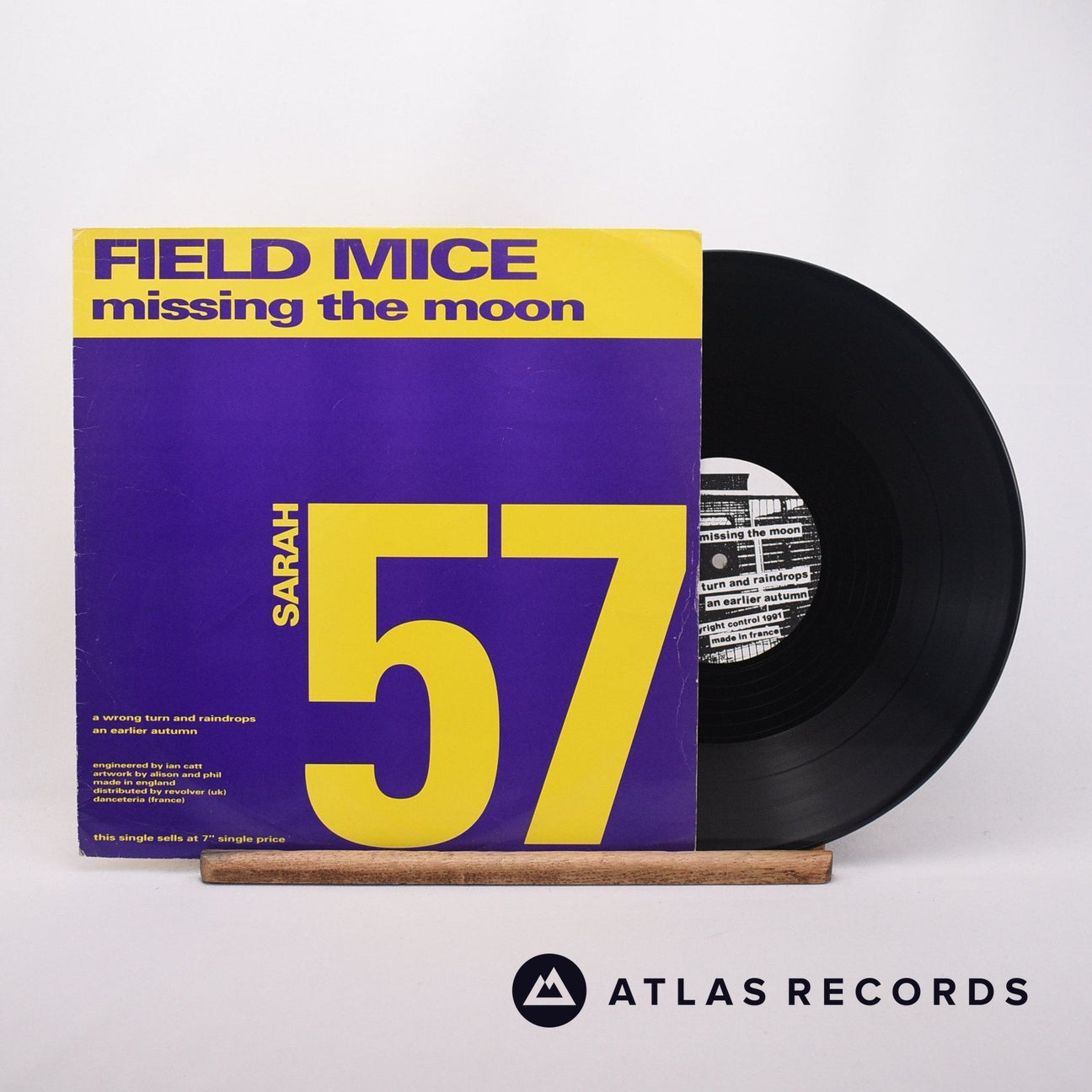 The Field Mice Missing The Moon 12" Vinyl Record - Front Cover & Record