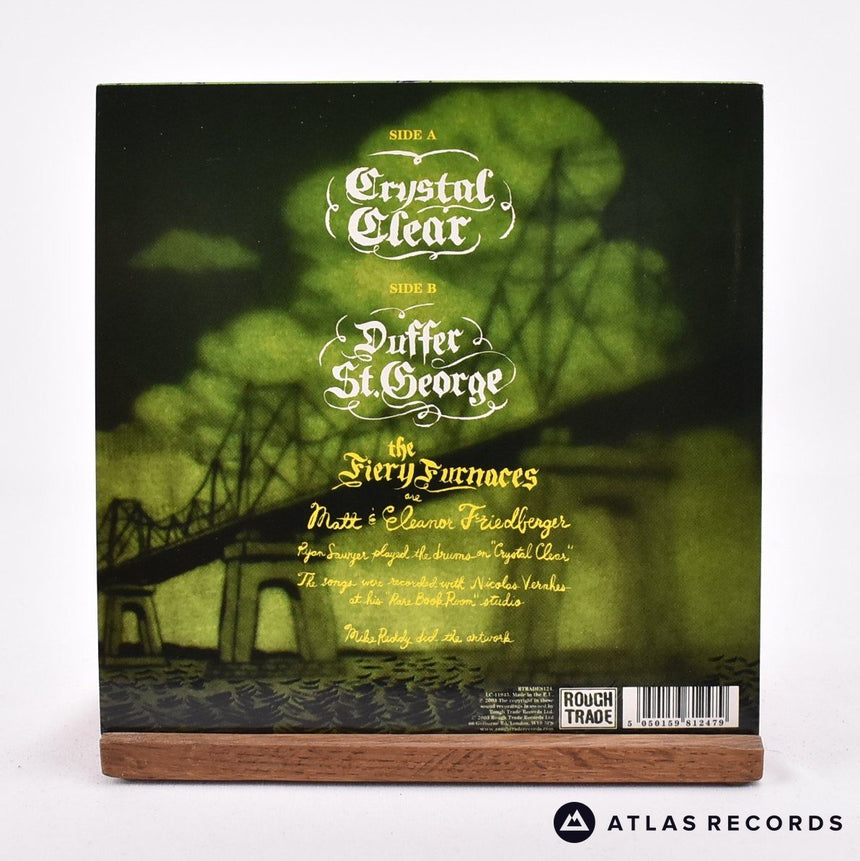 The Fiery Furnaces - Crystal Clear - Clear 7" Vinyl Record - NM/NM