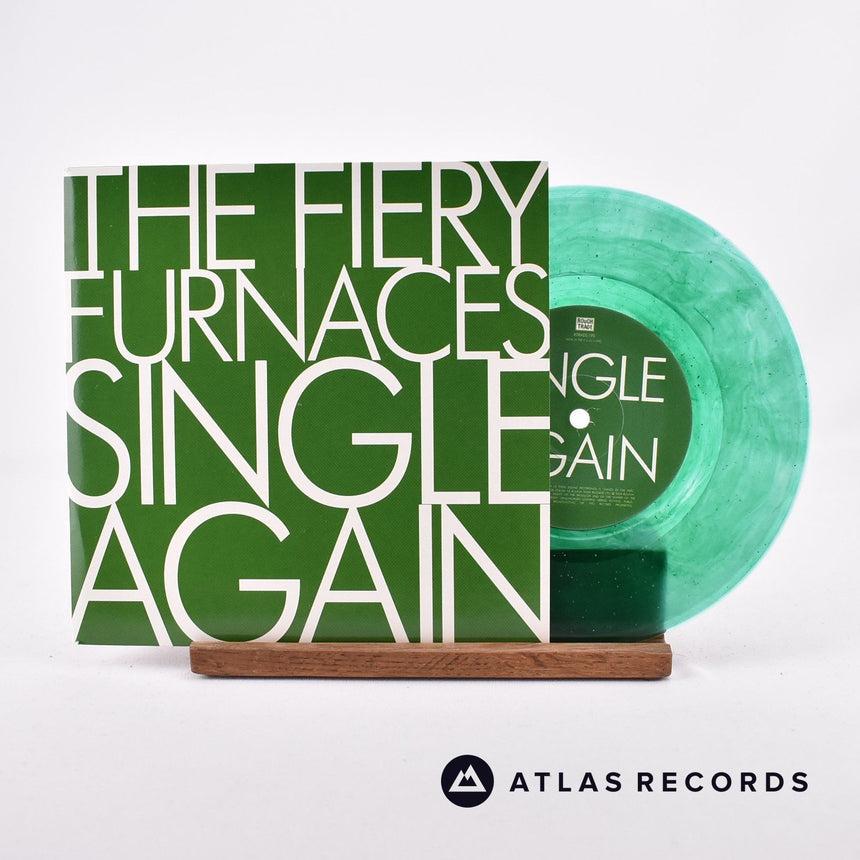 The Fiery Furnaces Single Again 7" Vinyl Record - Front Cover & Record