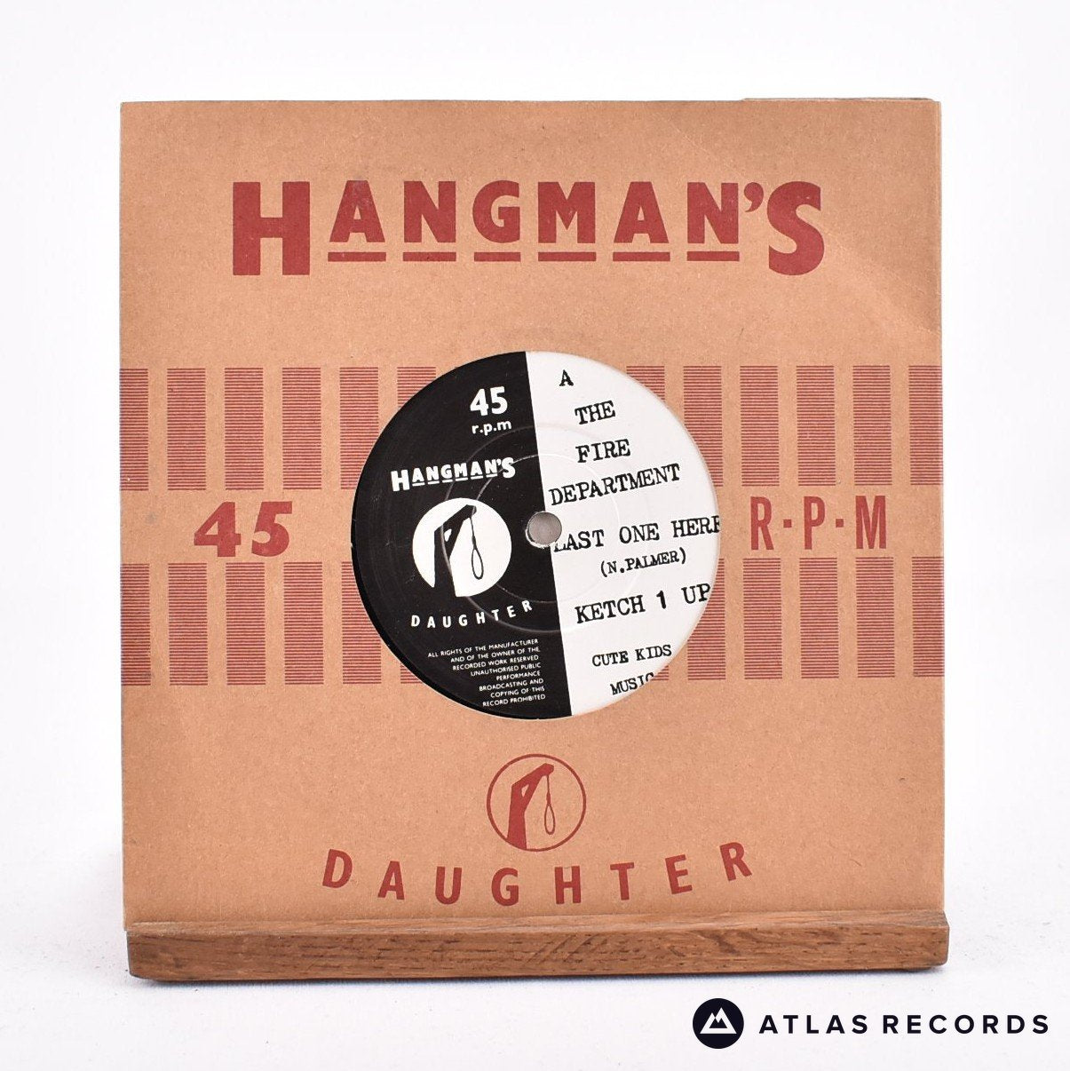 The Fire Dept. Last One Here 7" Vinyl Record - Front Cover & Record