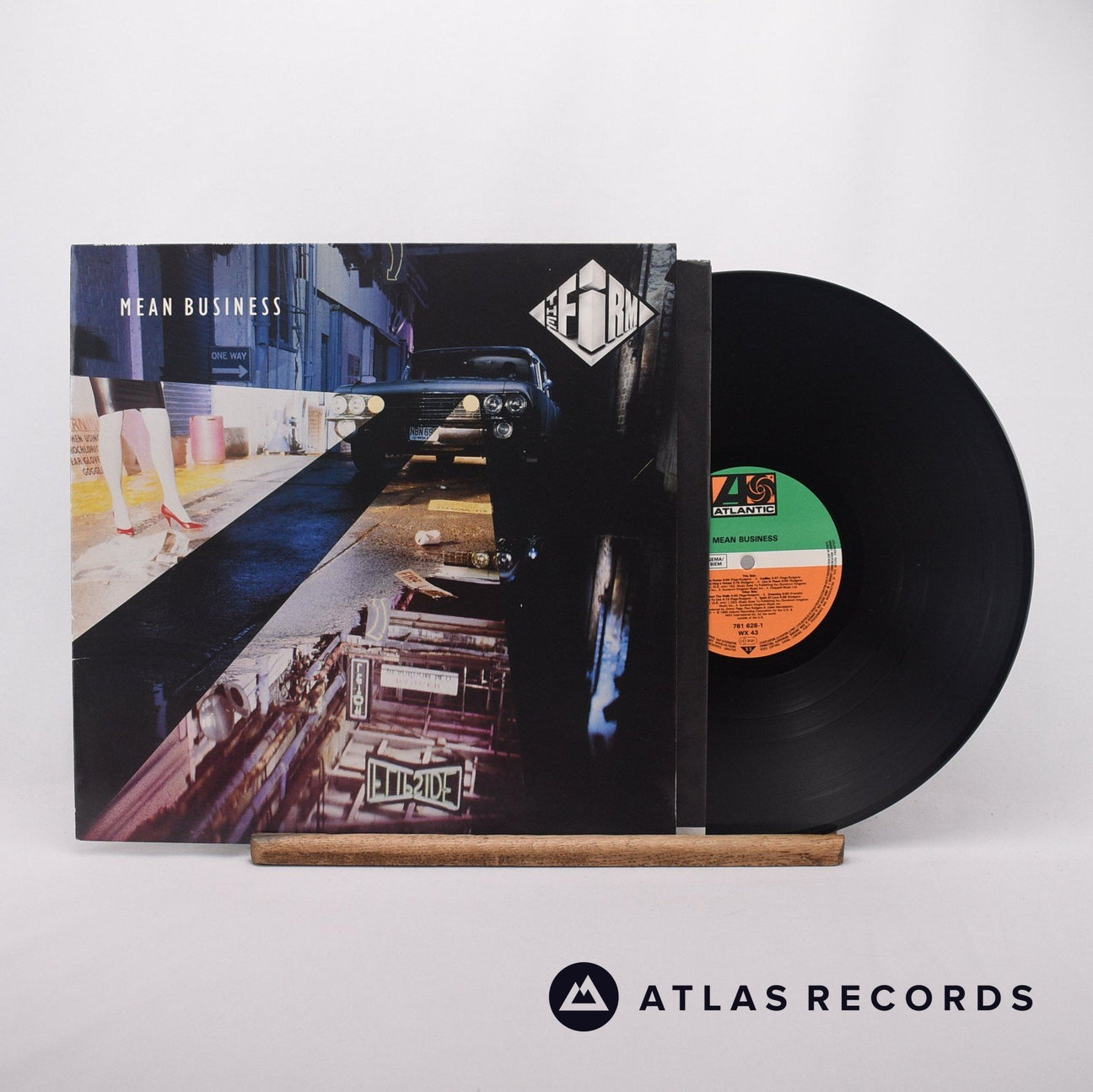 The Firm Mean Business LP Vinyl Record - Front Cover & Record
