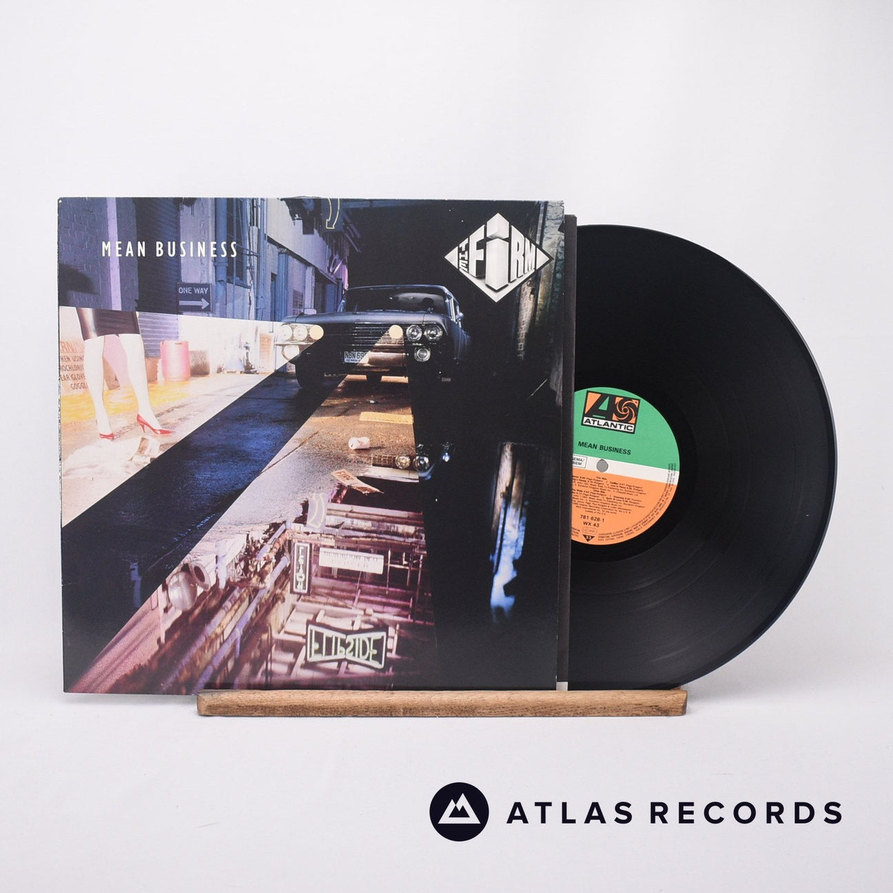 The Firm Mean Business LP Vinyl Record - Front Cover & Record