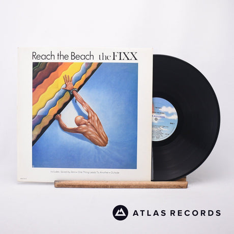 The Fixx Reach The Beach LP Vinyl Record - Front Cover & Record