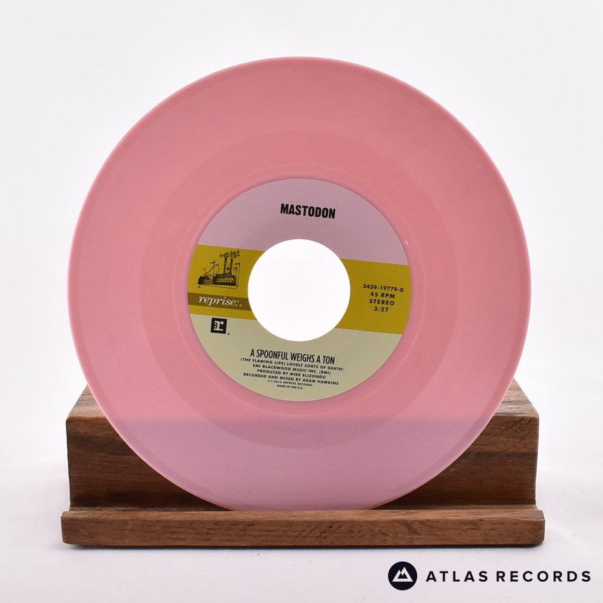 The Flaming Lips - A Spoonful Weighs A Ton - Pink 7" Vinyl Record - NM