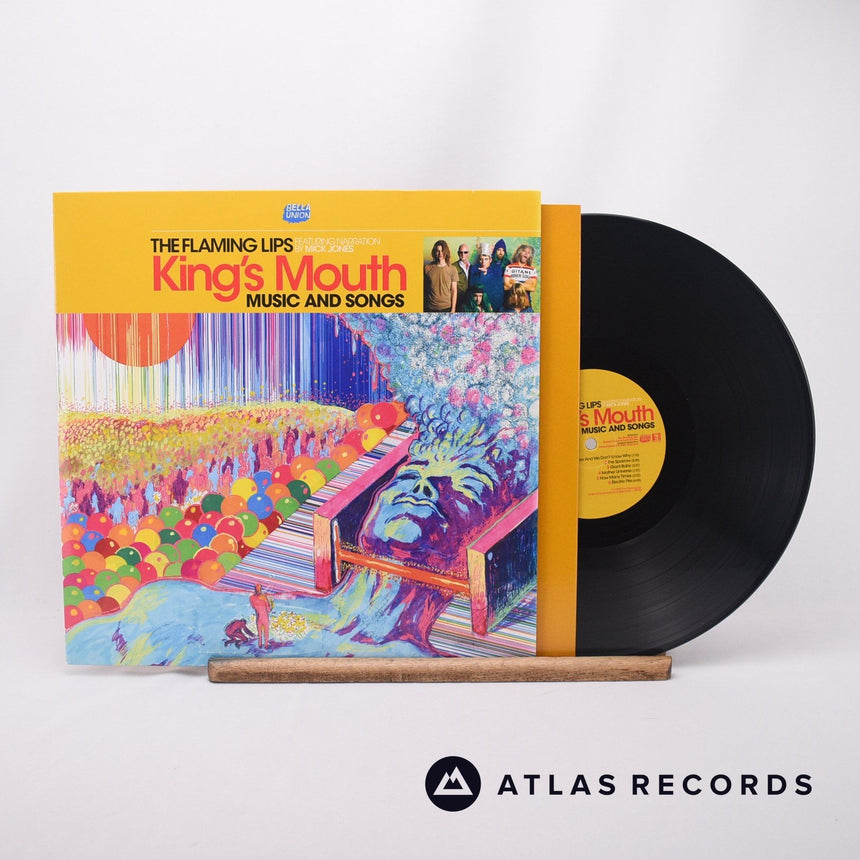 The Flaming Lips King's Mouth Music And Songs LP Vinyl Record - Front Cover & Record