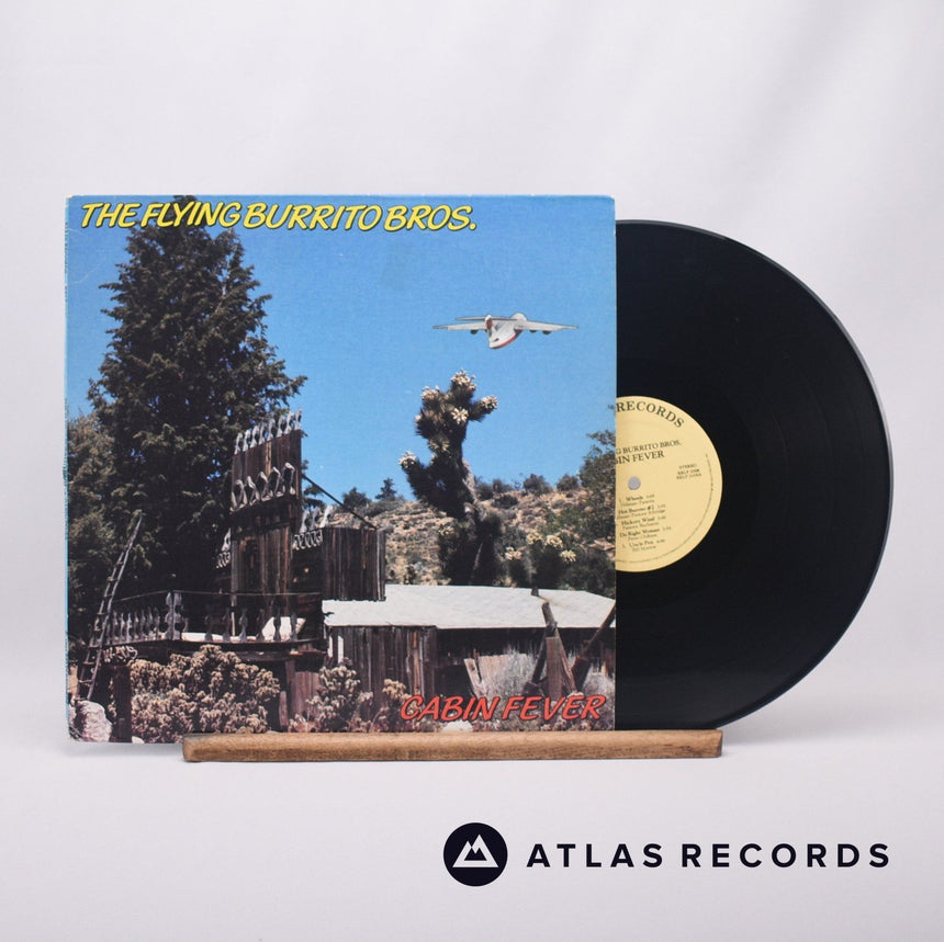 The Flying Burrito Bros Cabin Fever LP Vinyl Record - Front Cover & Record